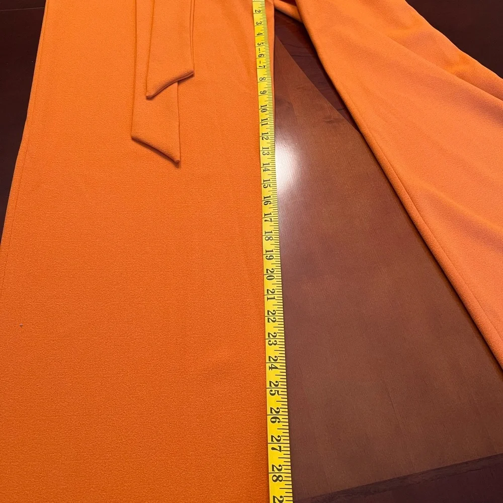 NWT - INC International Concepts –Size 8 Orange Sleeveless V-neck Jumpsuit - Picture 8 of 11